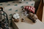 Egyedi feliratos karácsonyi gömb átlátszó 8 cm