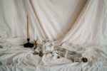 Zerowaste csomagolás - furoshiki ajándékcsomagoló kendő fekete mintával - Image 3