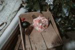 Zerowaste csomagolás - furoshiki ajándékcsomagoló kendő piros  mintával - Image 5